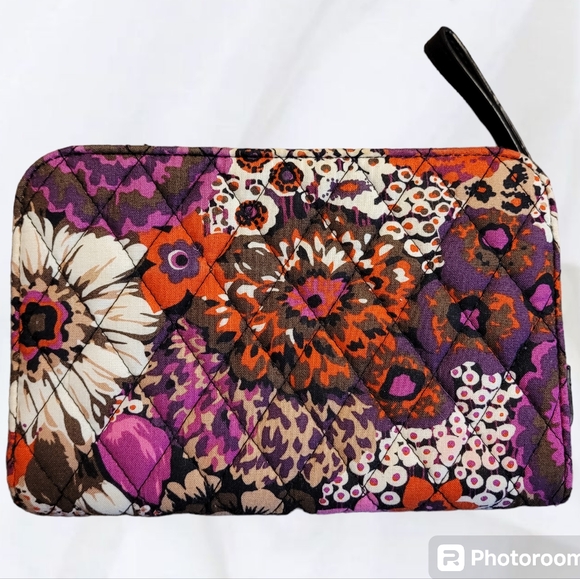 Vera Bradley Rosewood Zip Around Clutch - Picture 3 of 7